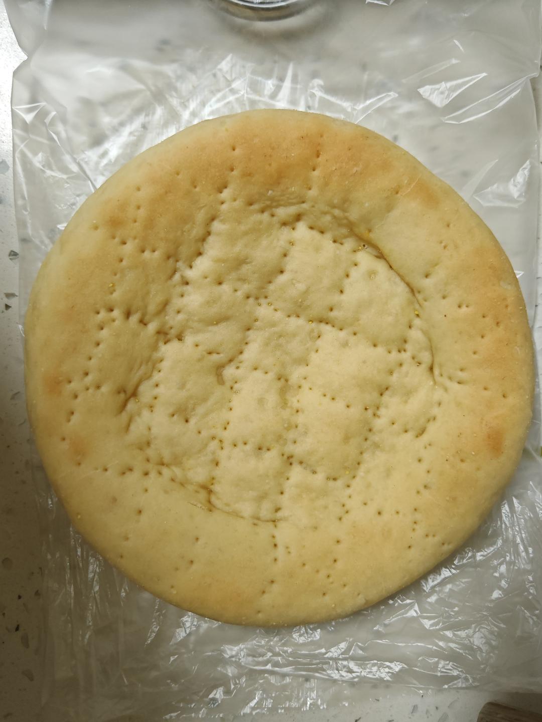 手揉披萨饼胚-与达美乐同款做法