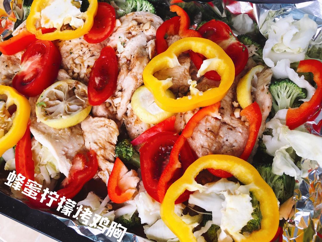 蜂蜜柠檬烤鸡胸