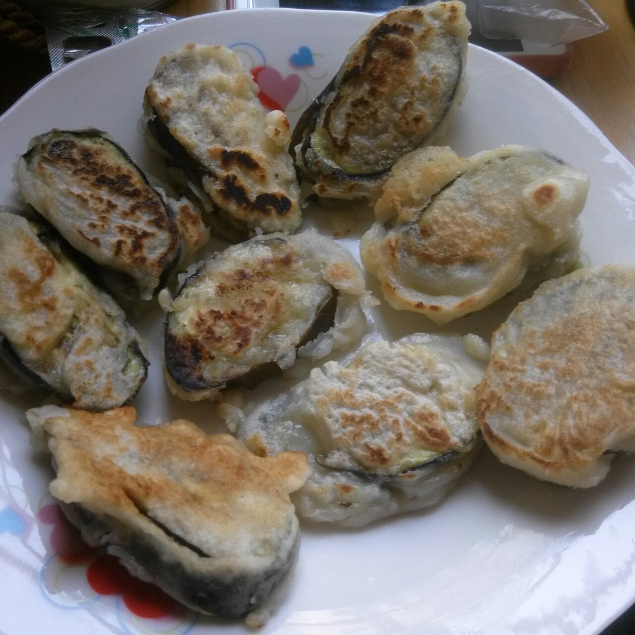 香煎土豆泥茄盒