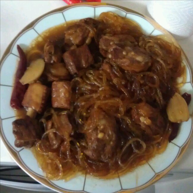 排骨炖粉条