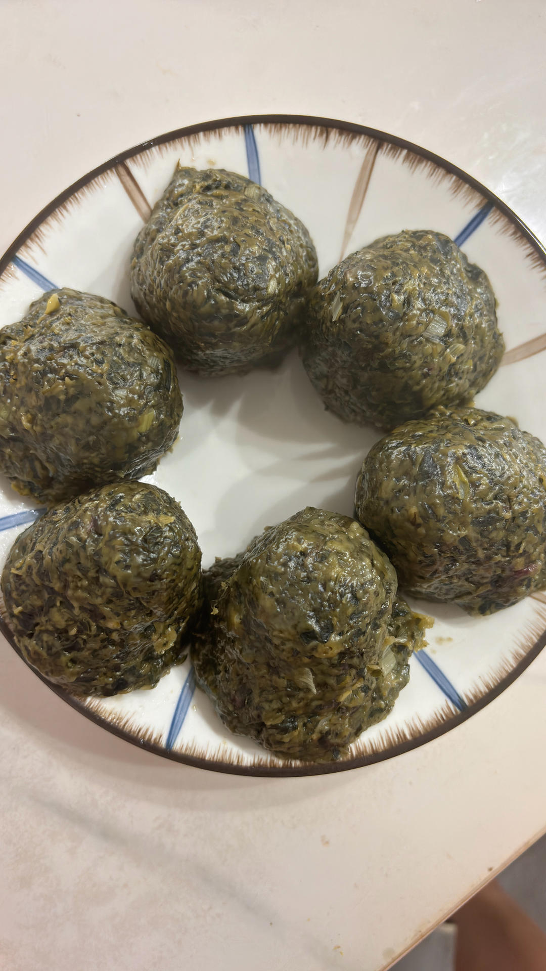 自制红薯叶窝窝头