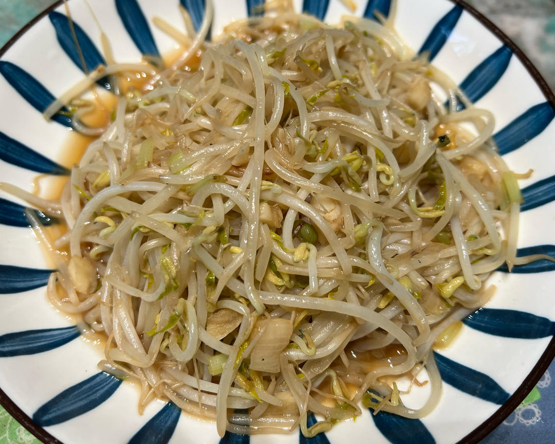 酸辣脆爽的炒豆芽
