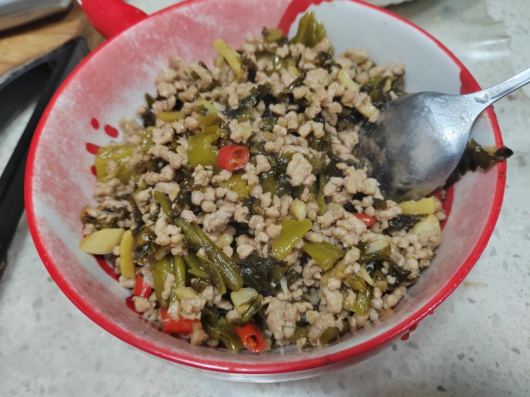 酸菜肉末（香辣下饭）