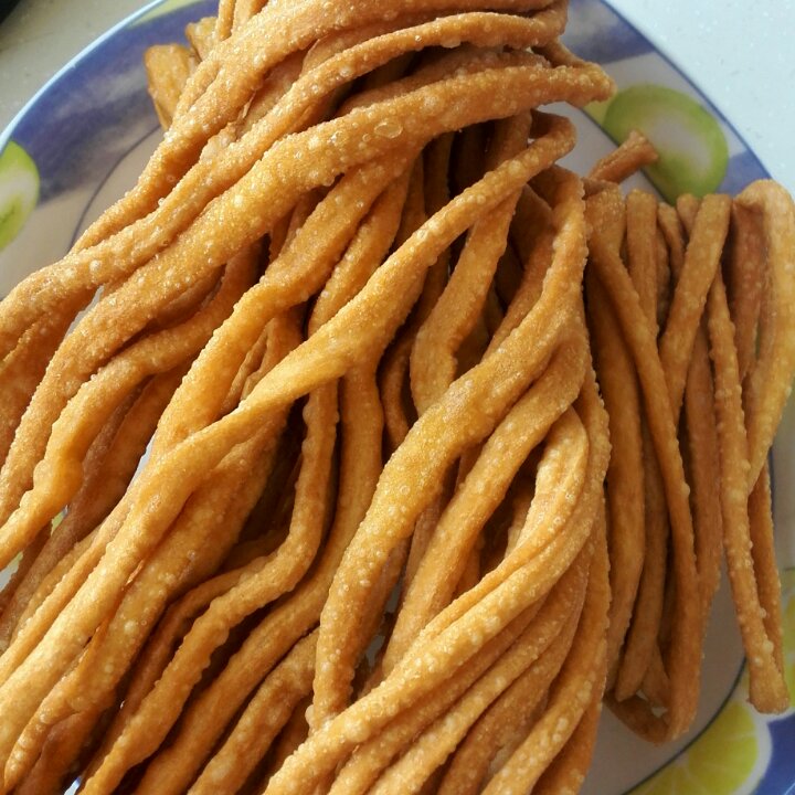 王翊择做的馓子