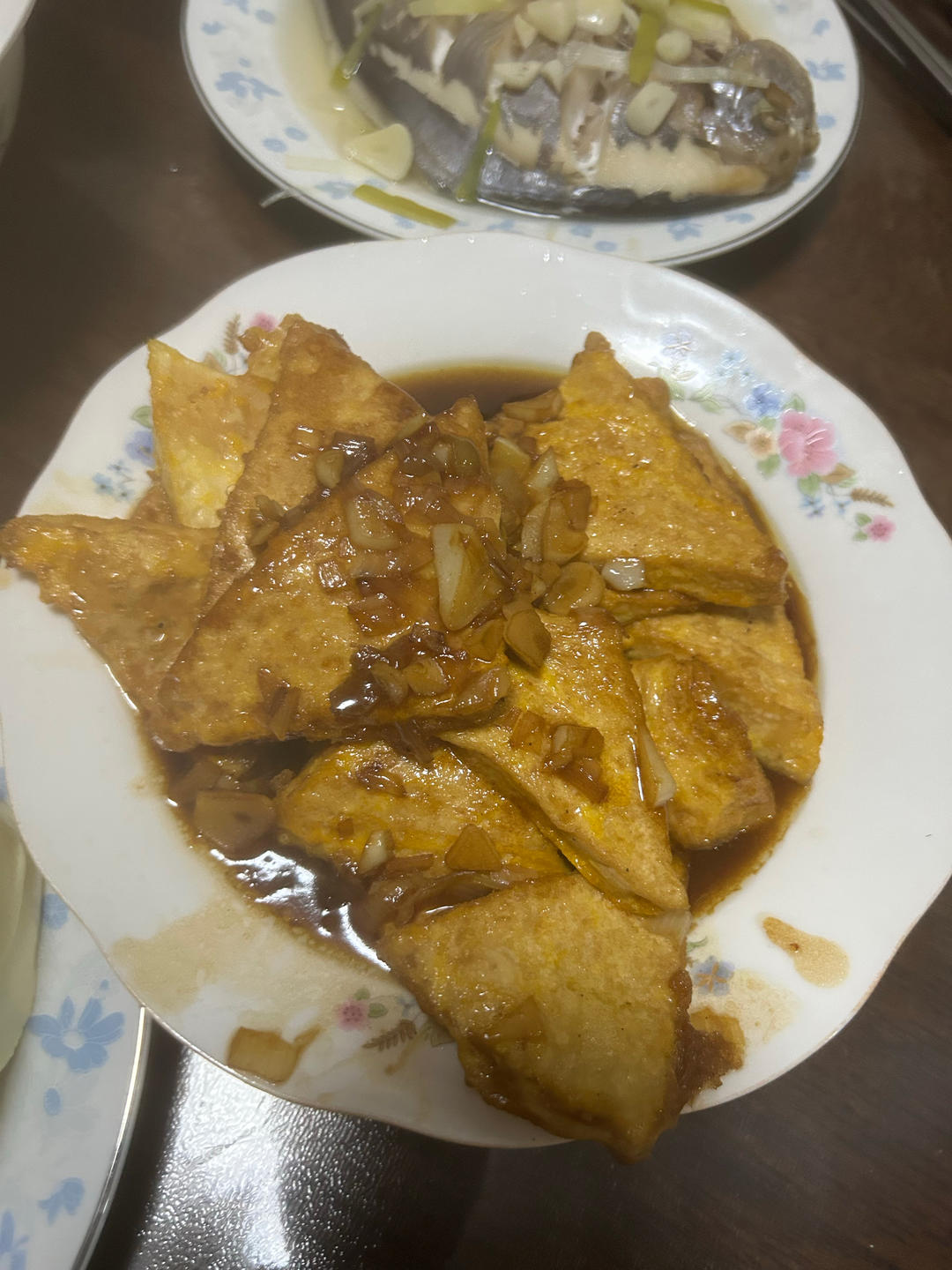 焖煎豆腐