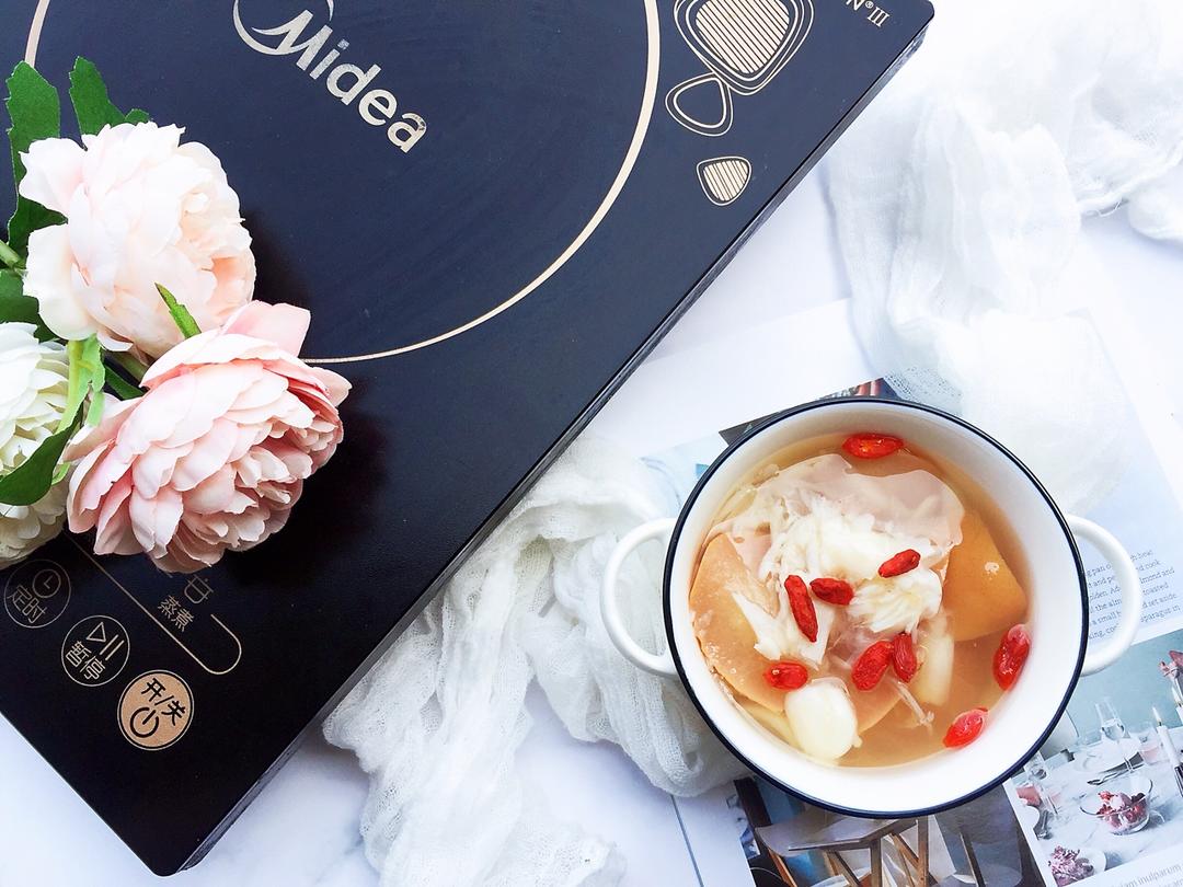 紫薯银耳燕麦羹