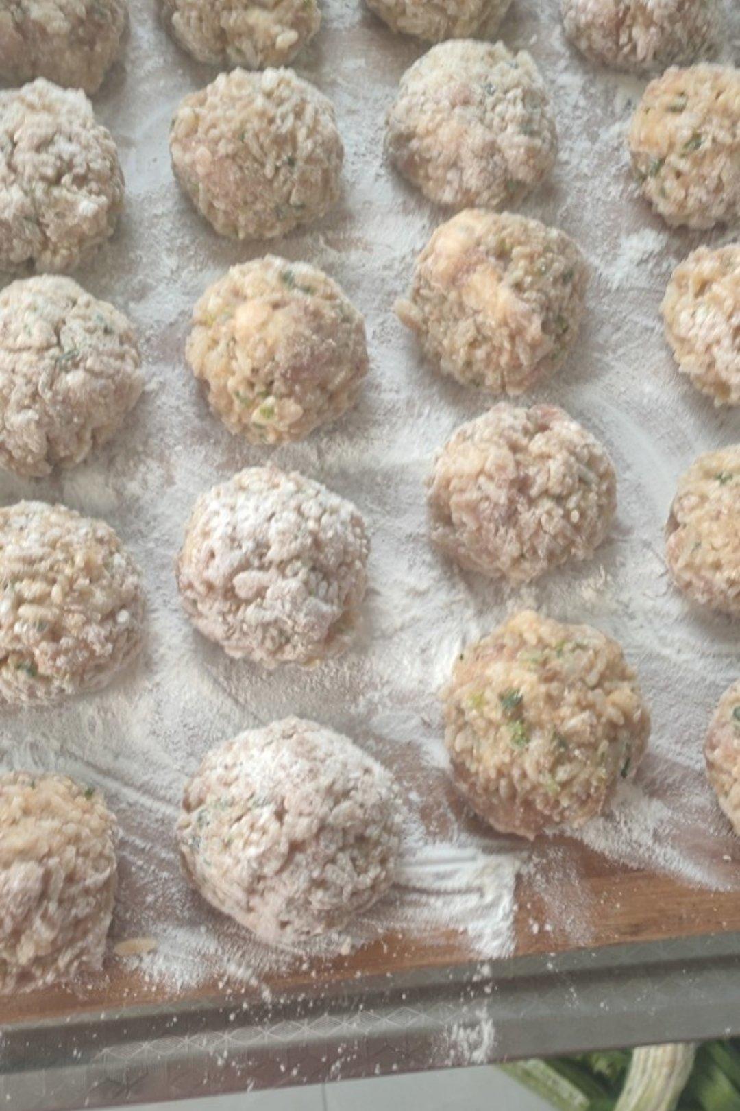 好吃的糯米圆子