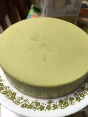 绿茶慕丝蛋糕的做法 步骤9