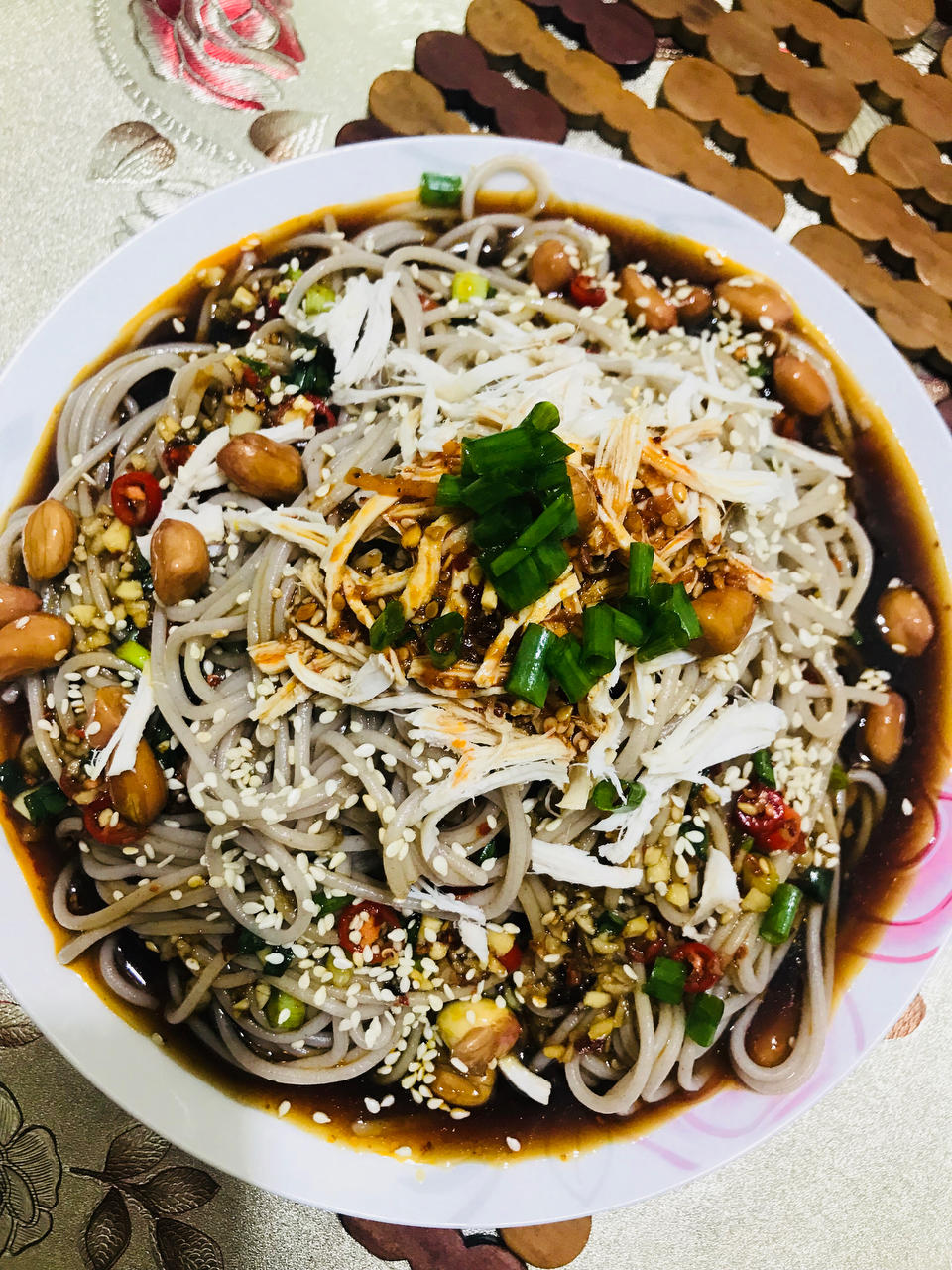 低卡减脂餐‼️凉拌鸡丝荞麦面㊙️酸辣又开胃