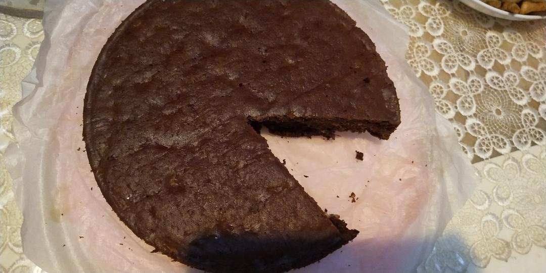 健康低卡—无糖无油可可香蕉蛋糕