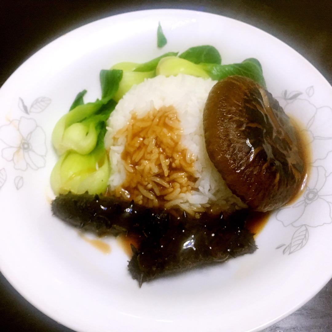 鲍汁海参捞饭