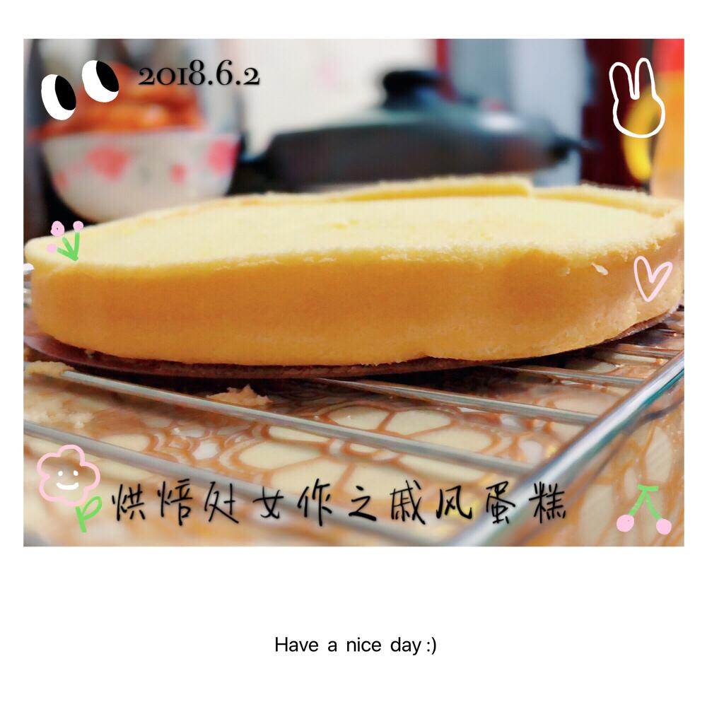6寸原味戚风蛋糕