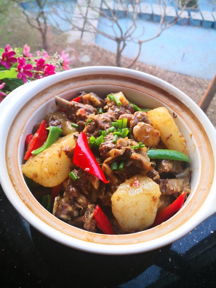 美味羊肉焖萝卜煲