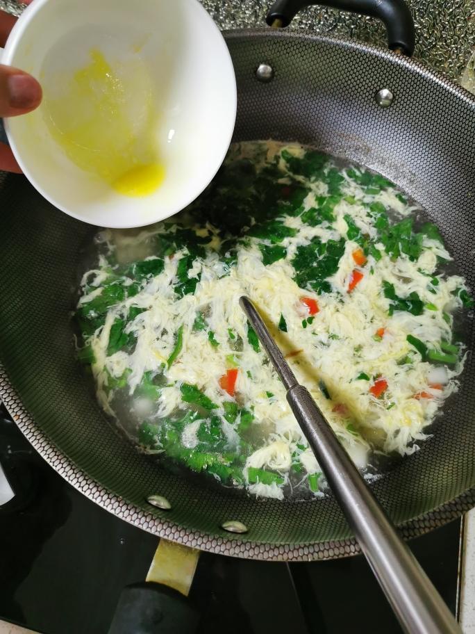 芙蓉山药蛋花汤🍲的做法 步骤4