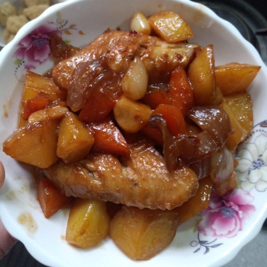 👏追剧下饭菜土豆鸡翅煲🙊一口气三碗饭