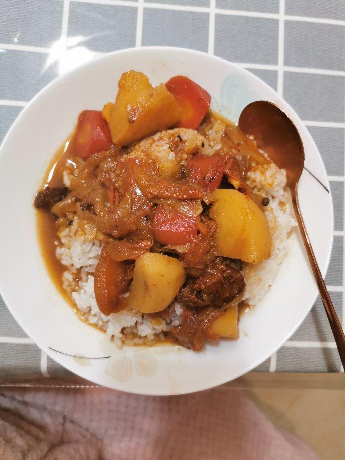 番茄土豆炖牛腩