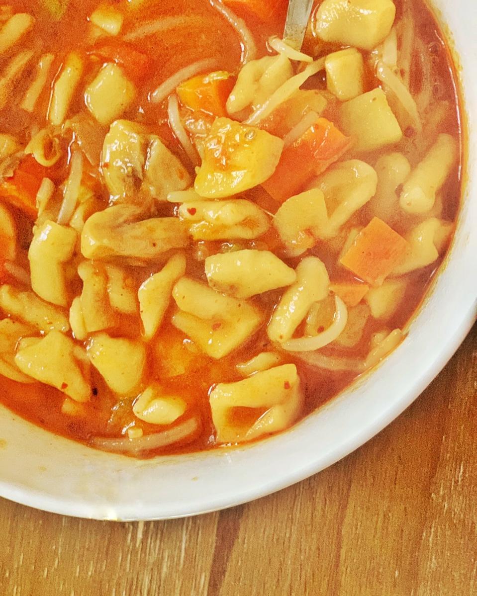 【烩麻食】陕西面食花样多，粗中有细手儿巧！