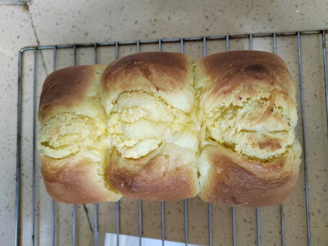 【奶酥吐司】｜简单快手版｜不用开酥