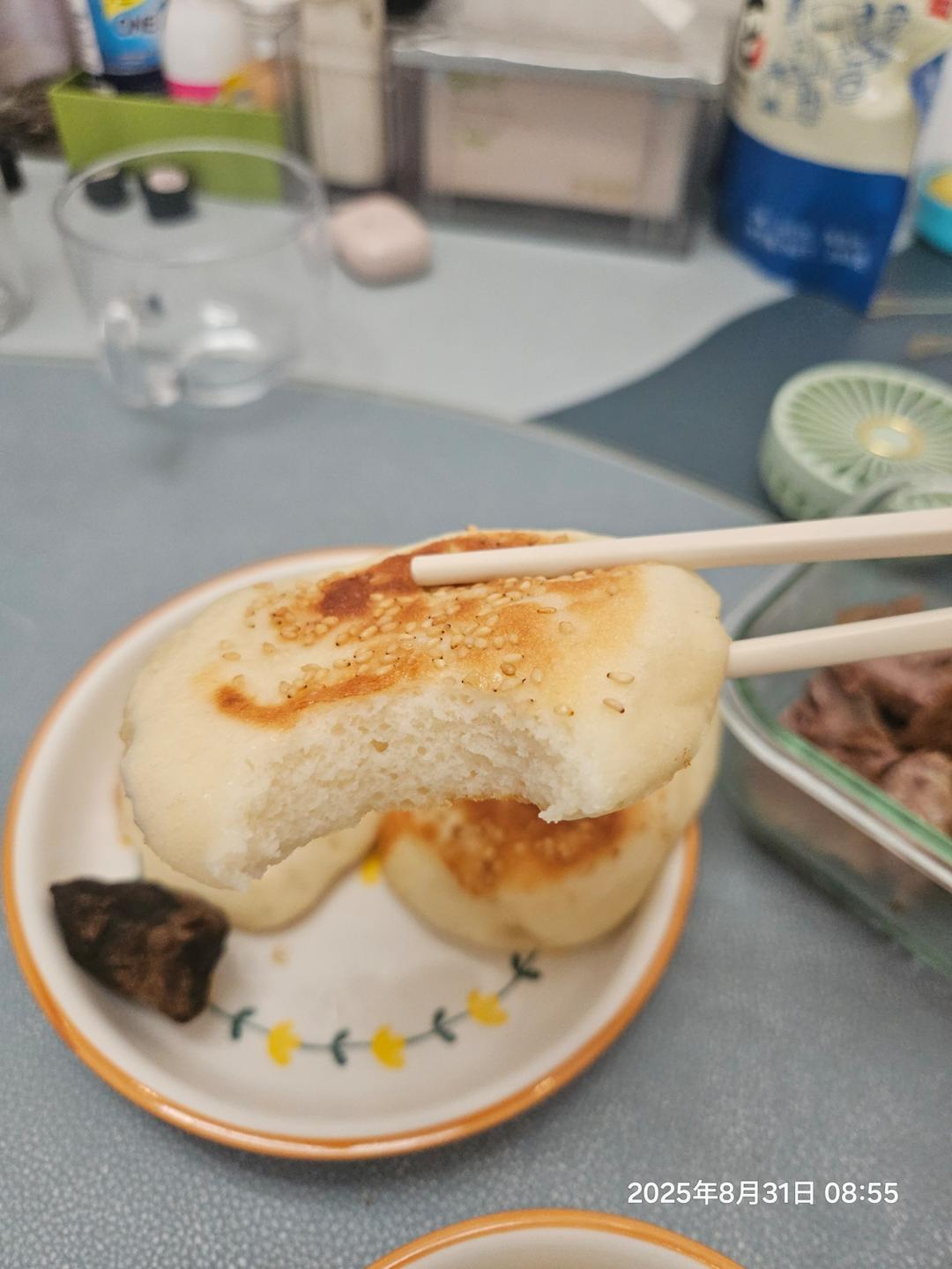 发面鲜肉饼