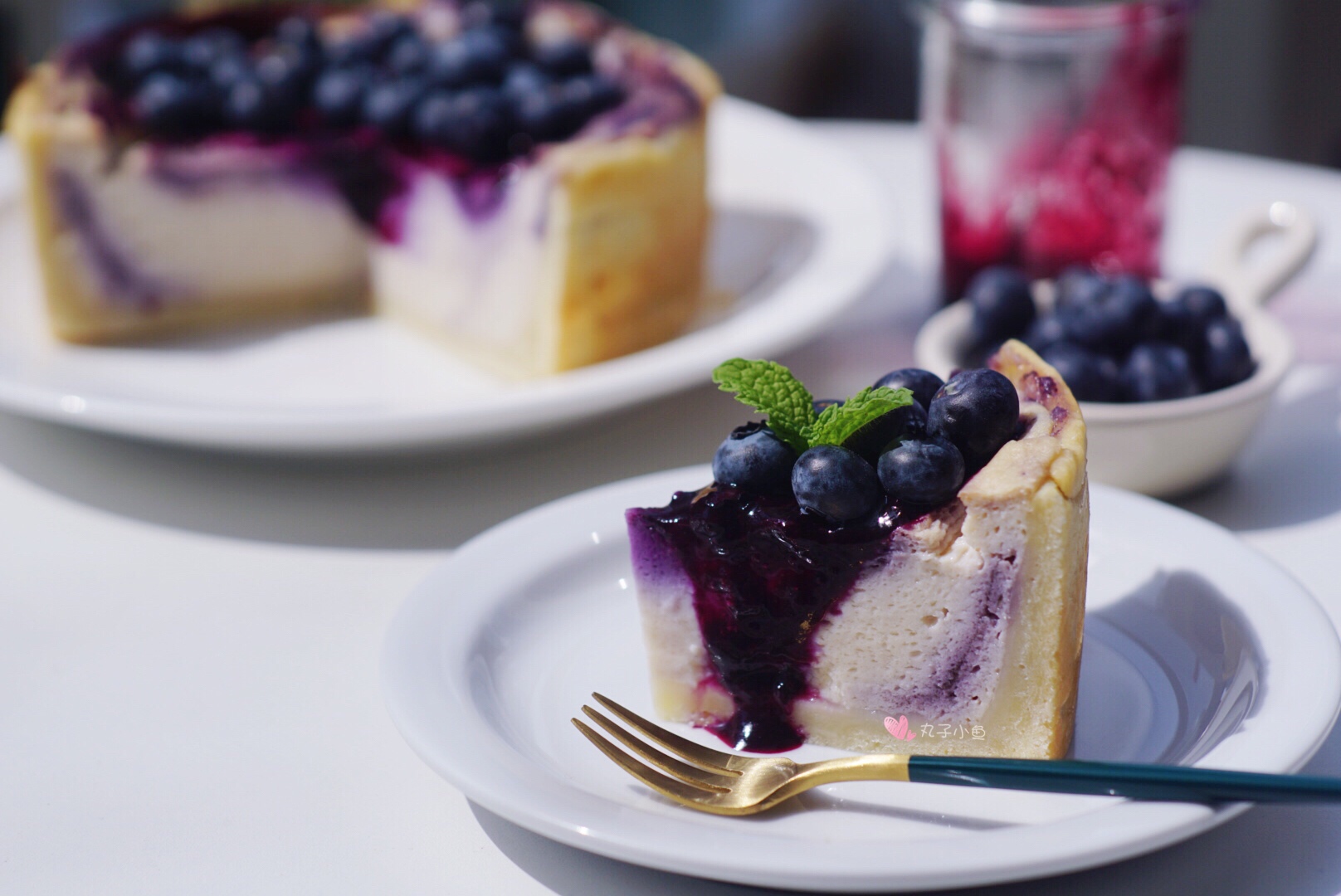 蓝莓芝士蛋糕Vegan好吃不怕胖的做法