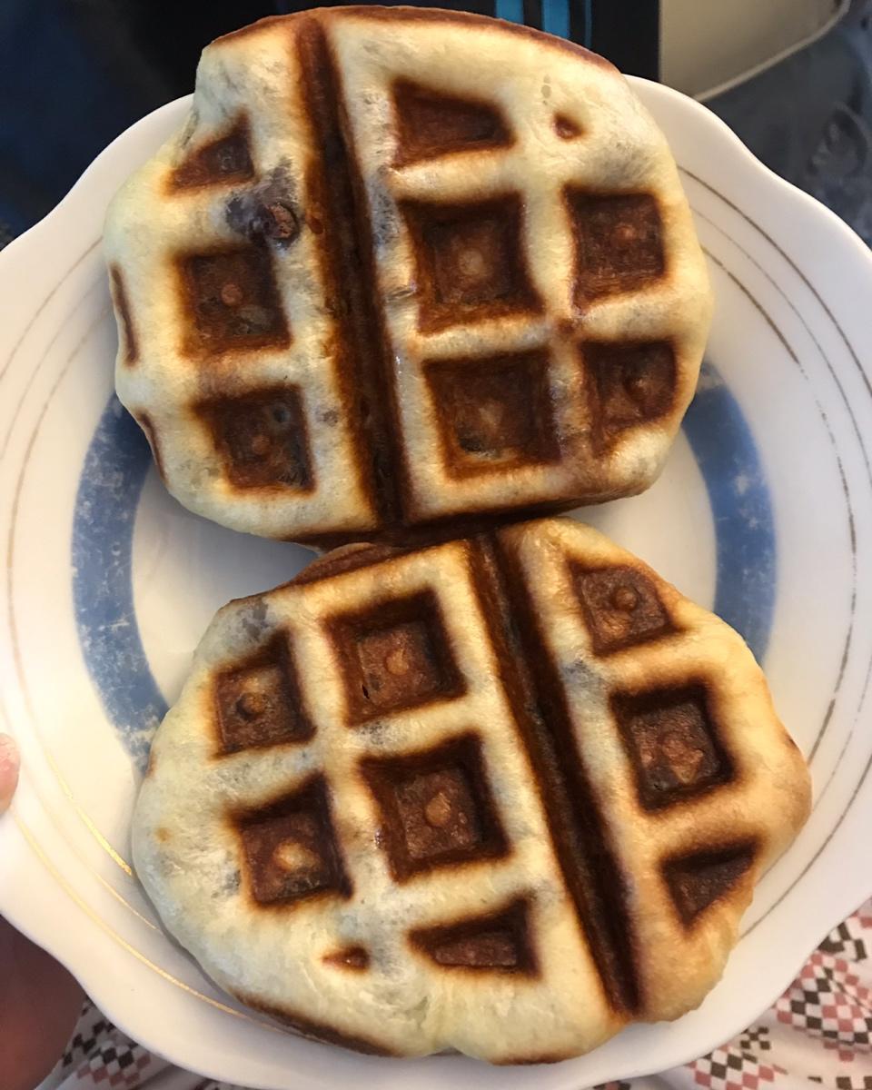 麻薯华夫饼（隔夜发酵）
（原味&抹茶）