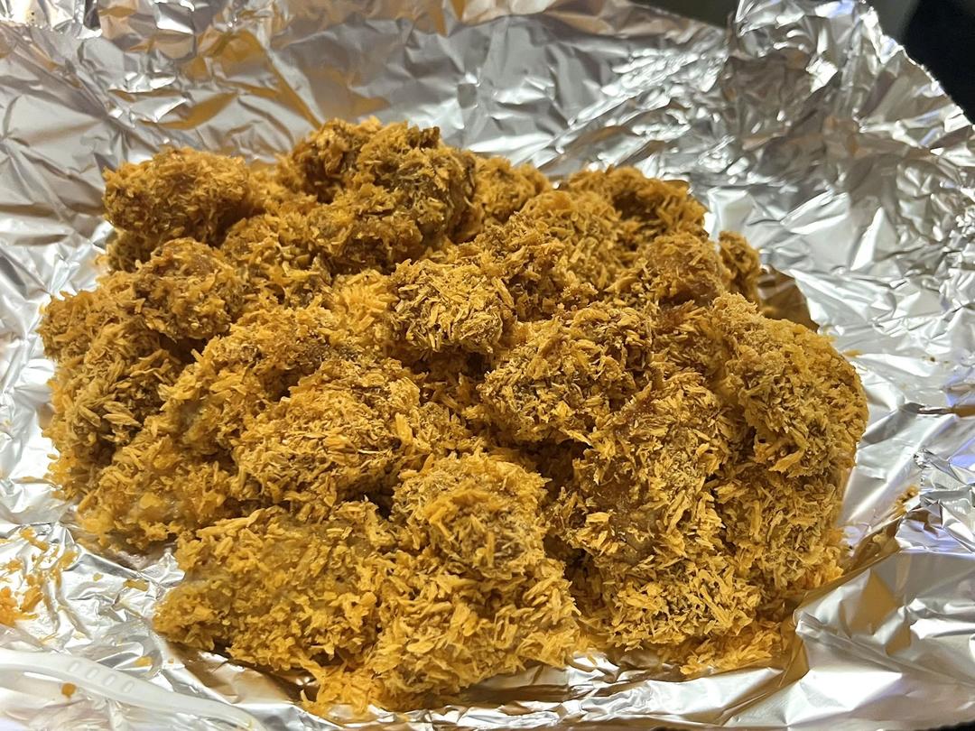 空气炸锅炸鸡米花，鸡胸肉这样吃才不柴