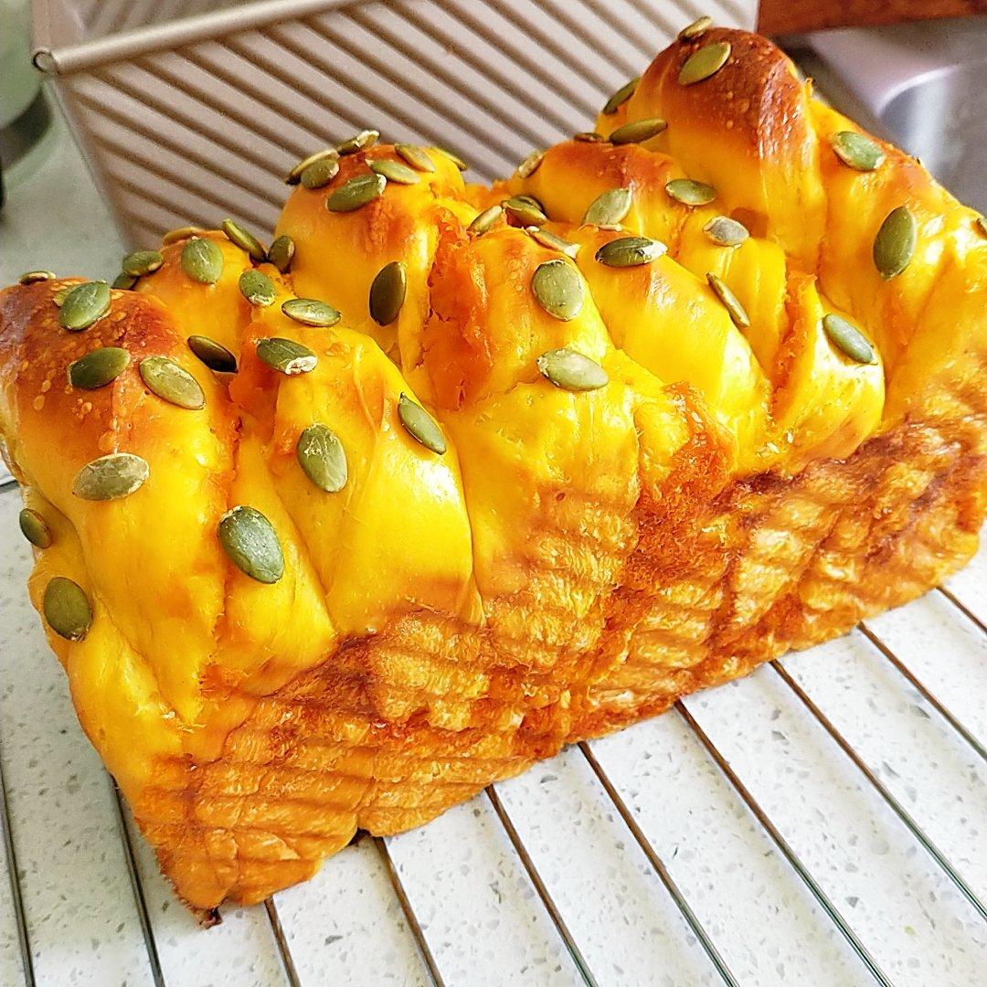 双倍美味南瓜吐司（双重南瓜，美味加倍）