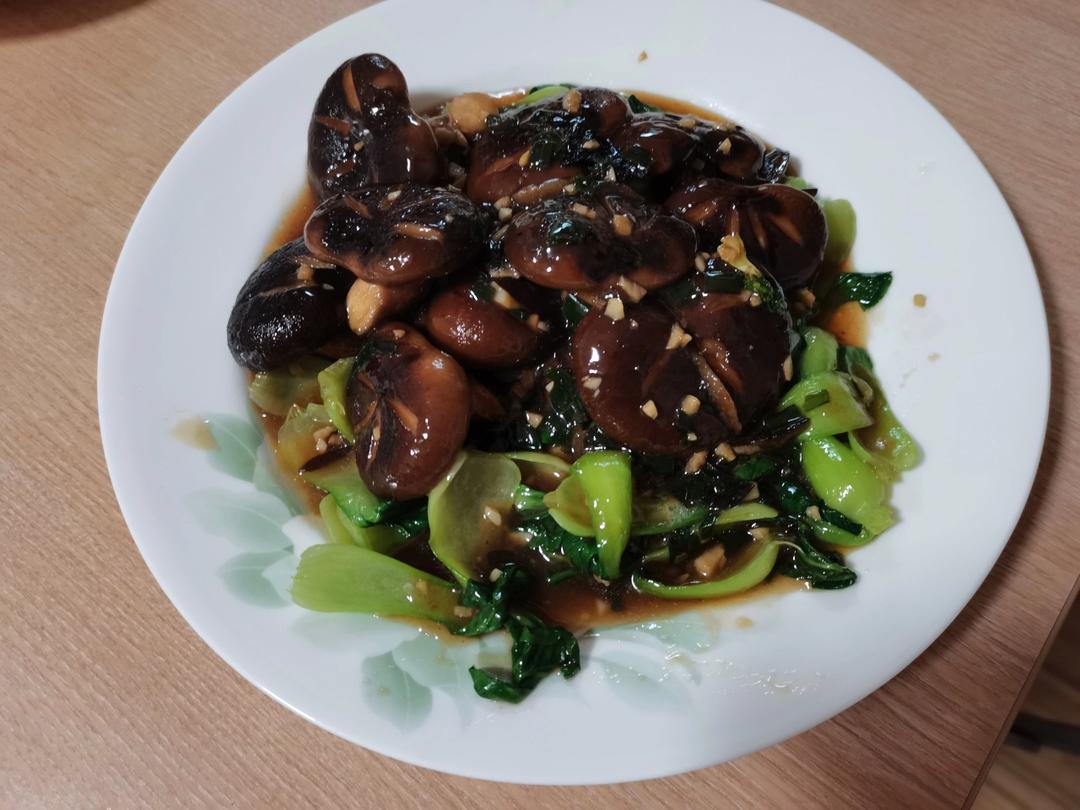 蚝油香菇小油菜