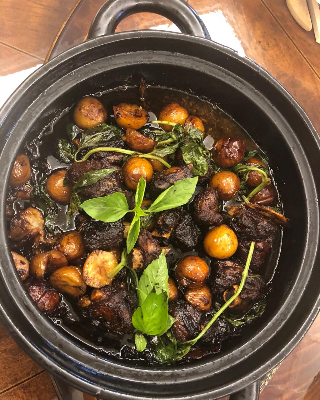 三杯罗勒排骨