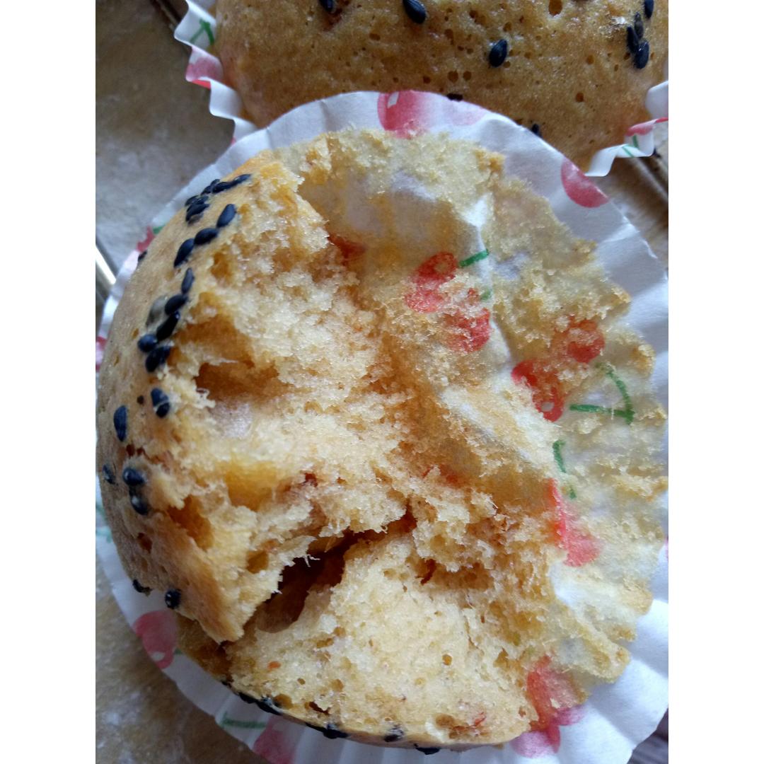 肉松拔丝小蛋糕