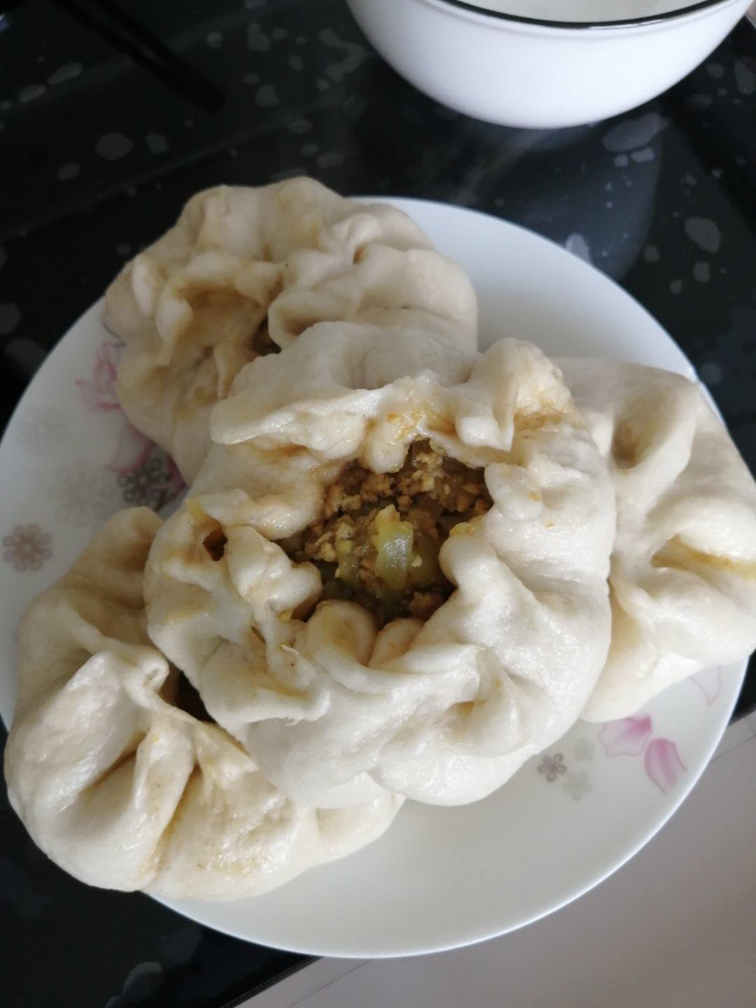 手工包子（肚脐包）