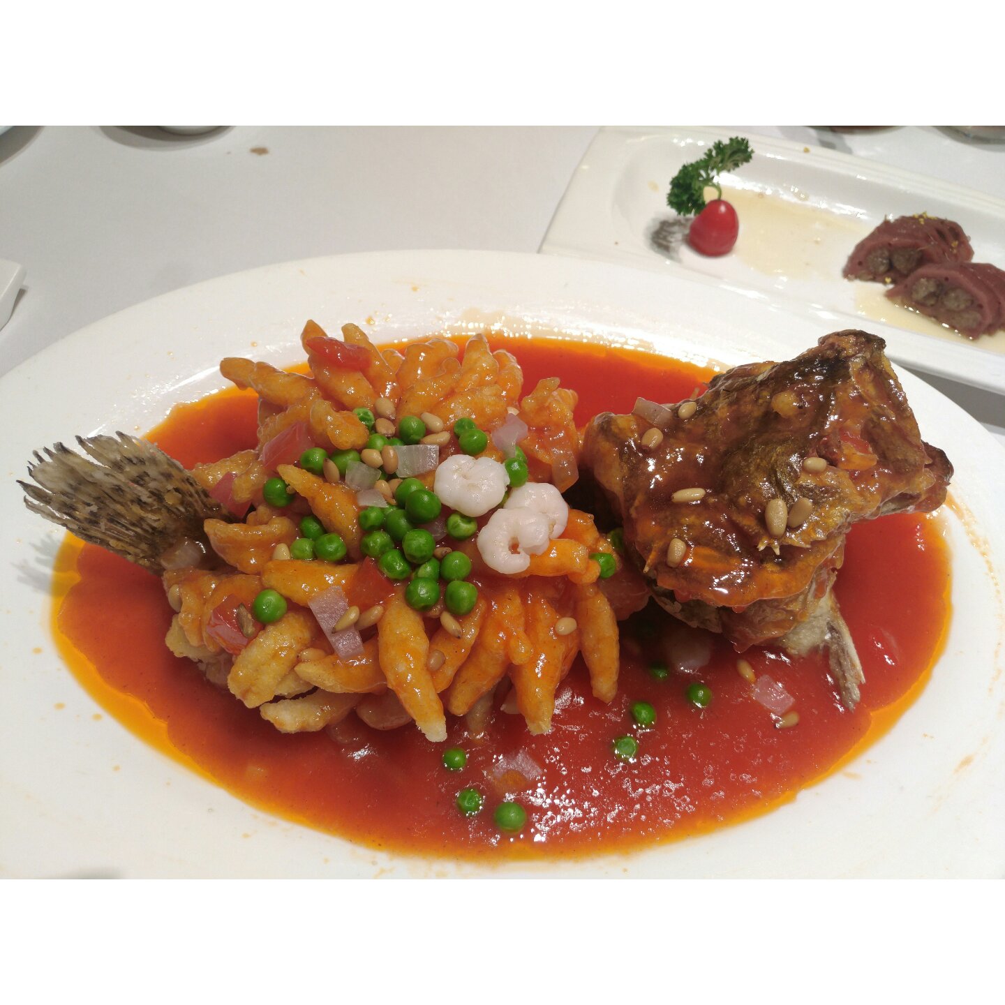 旅行途中的美食