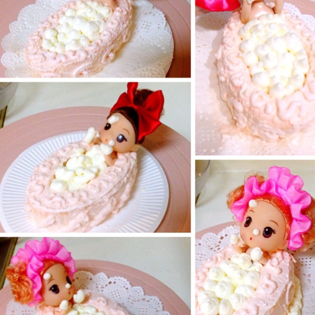 泡泡浴娃娃蛋糕