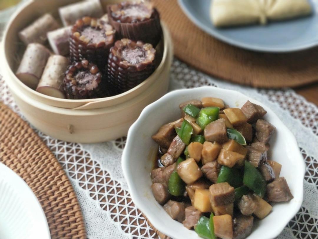 杏鲍菇牛肉粒