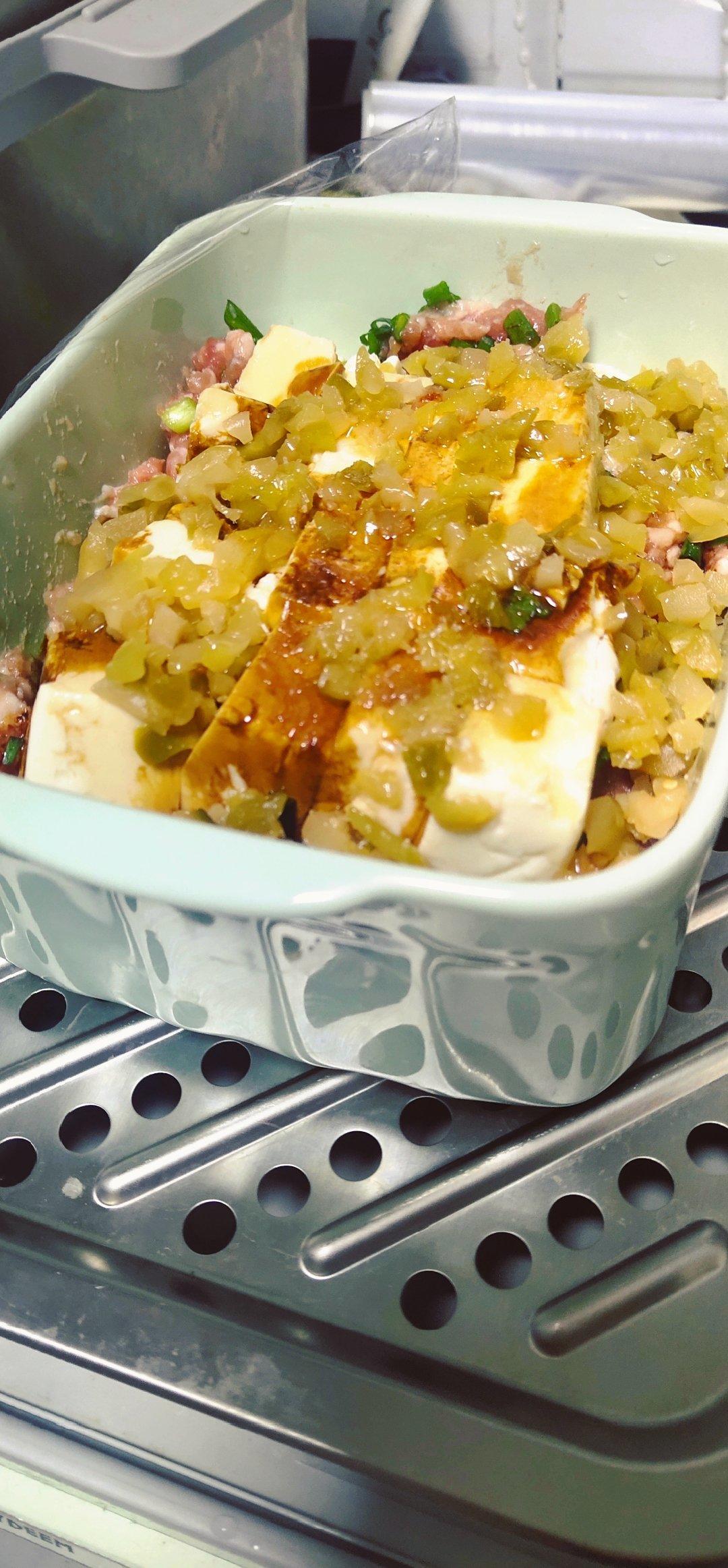 豉香梅子蒸排骨+蒸娃娃菜+肉沫榨菜蒸豆腐【4月北鼎蒸炖锅食谱】