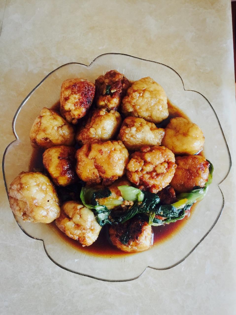 外星人amos做的焦溜豆腐丸子