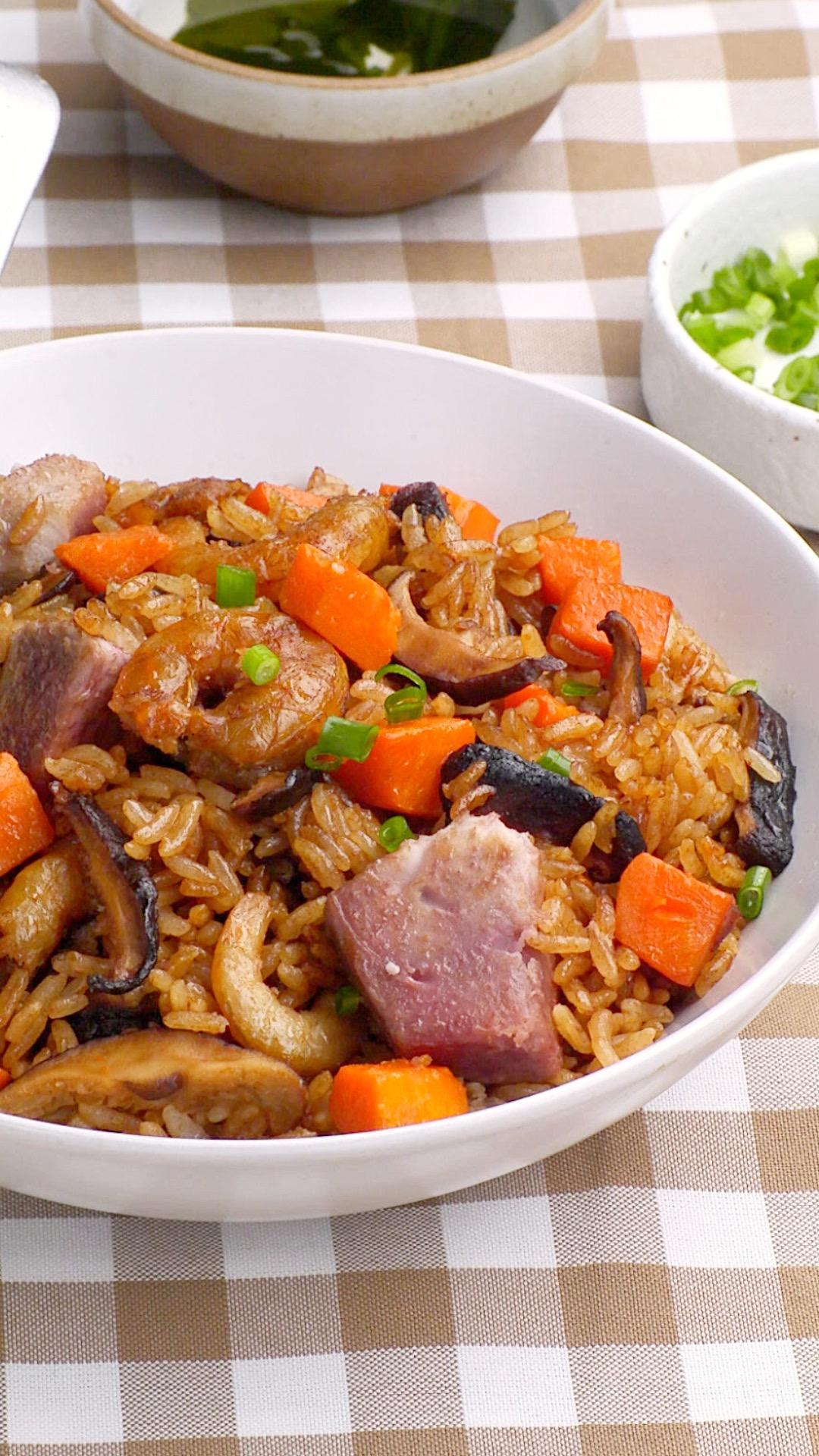 鲜味香菇芋头饭