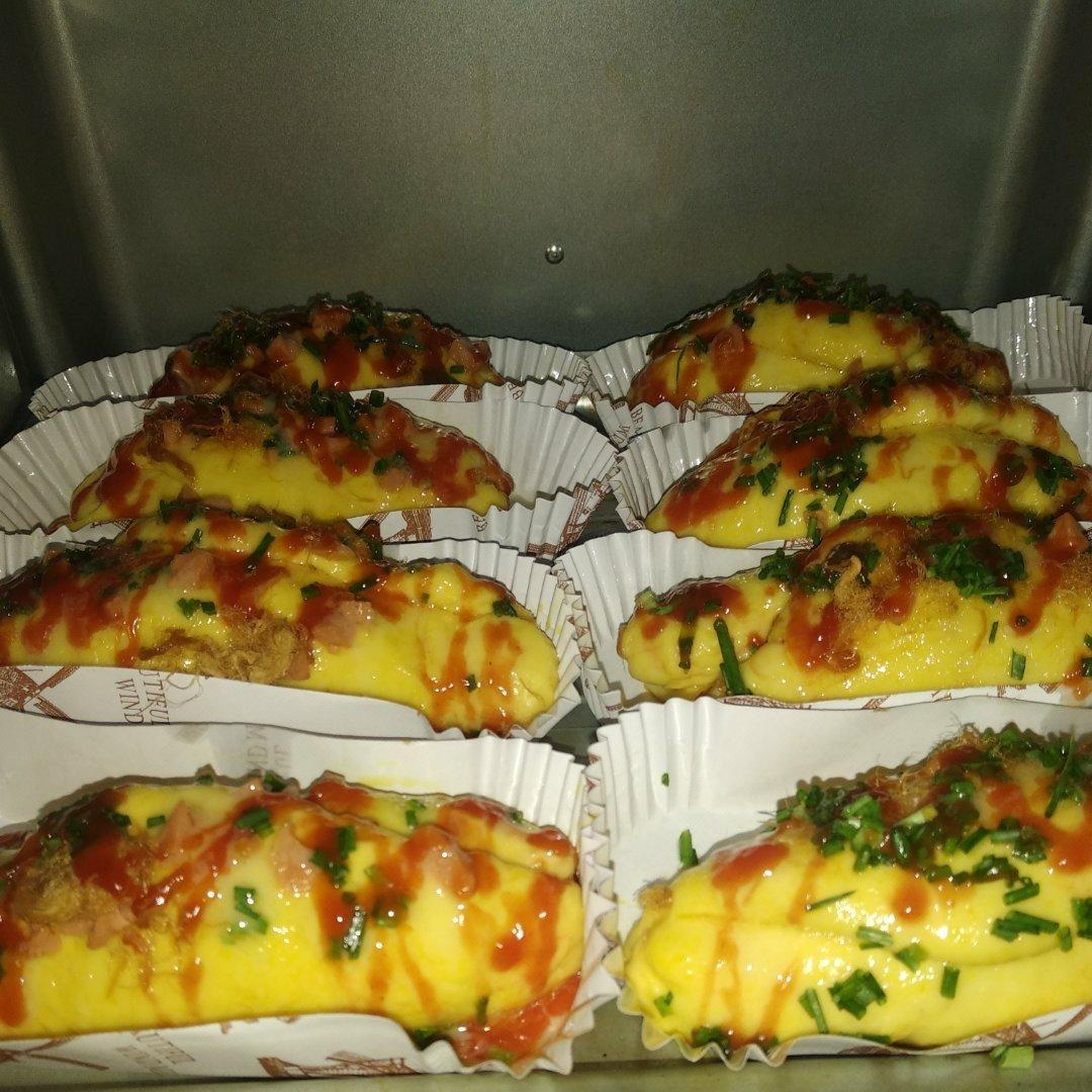 香葱火腿肉松面包