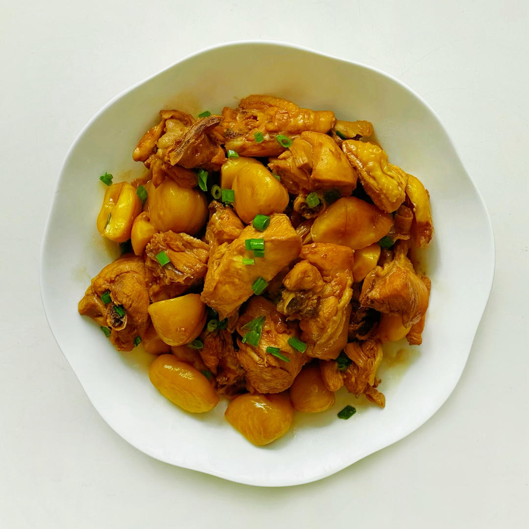 板栗炒鸡块