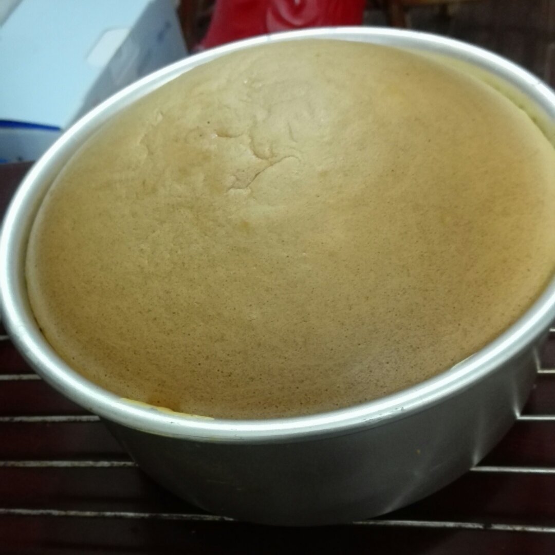 超好记八寸戚风蛋糕（后蛋法）
