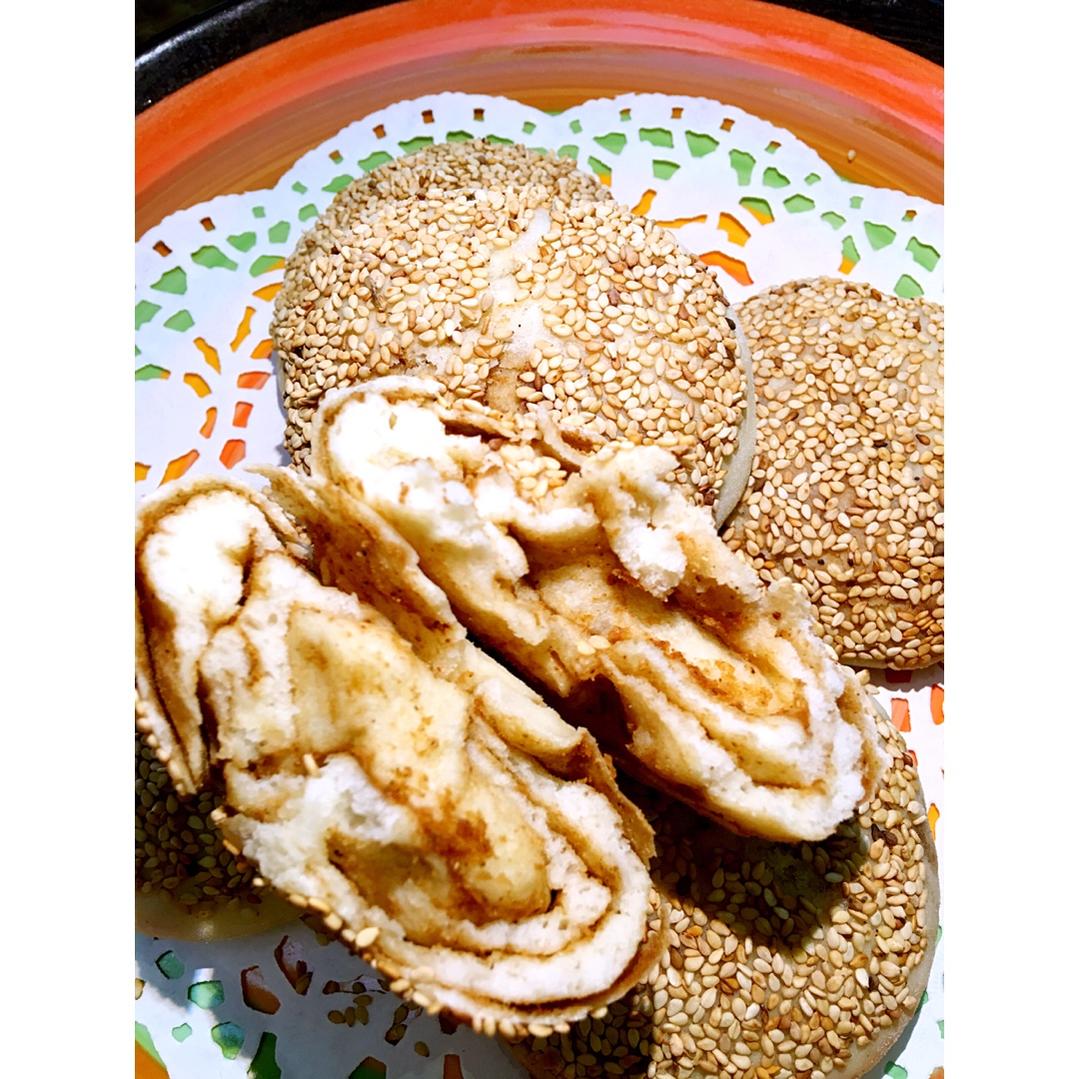 堂妈教你做麻酱烧饼