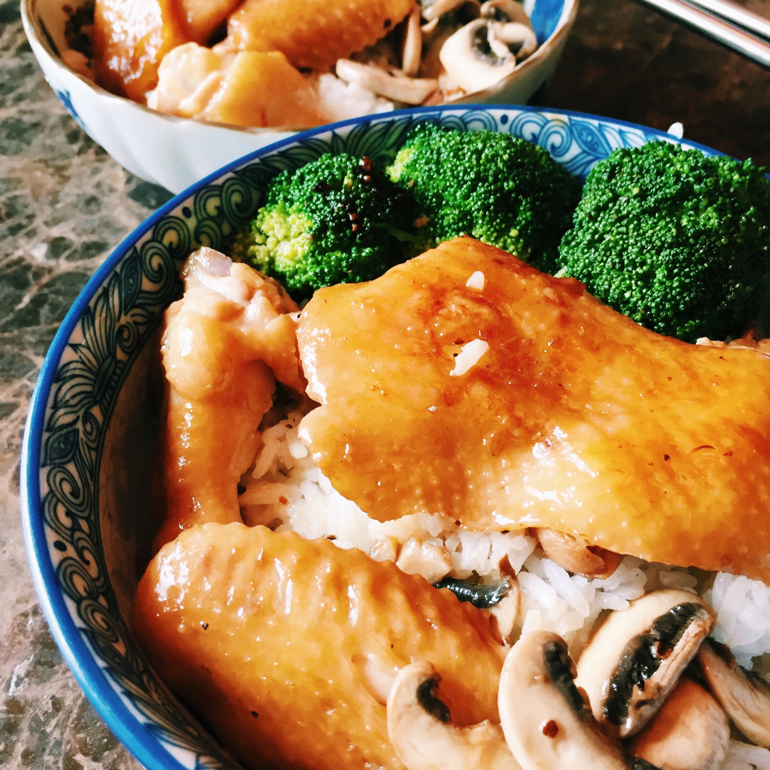 简单快手照烧鸡腿饭