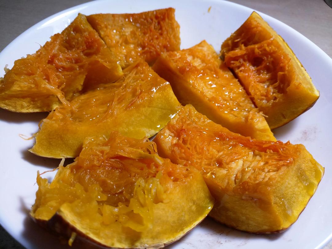 陈芳婷做的微波炉蒸南瓜