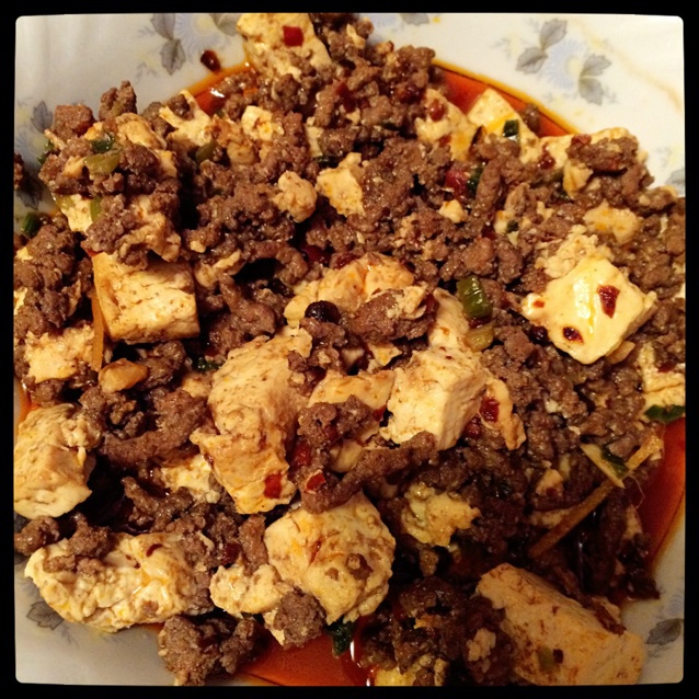 牛肉麻婆豆腐