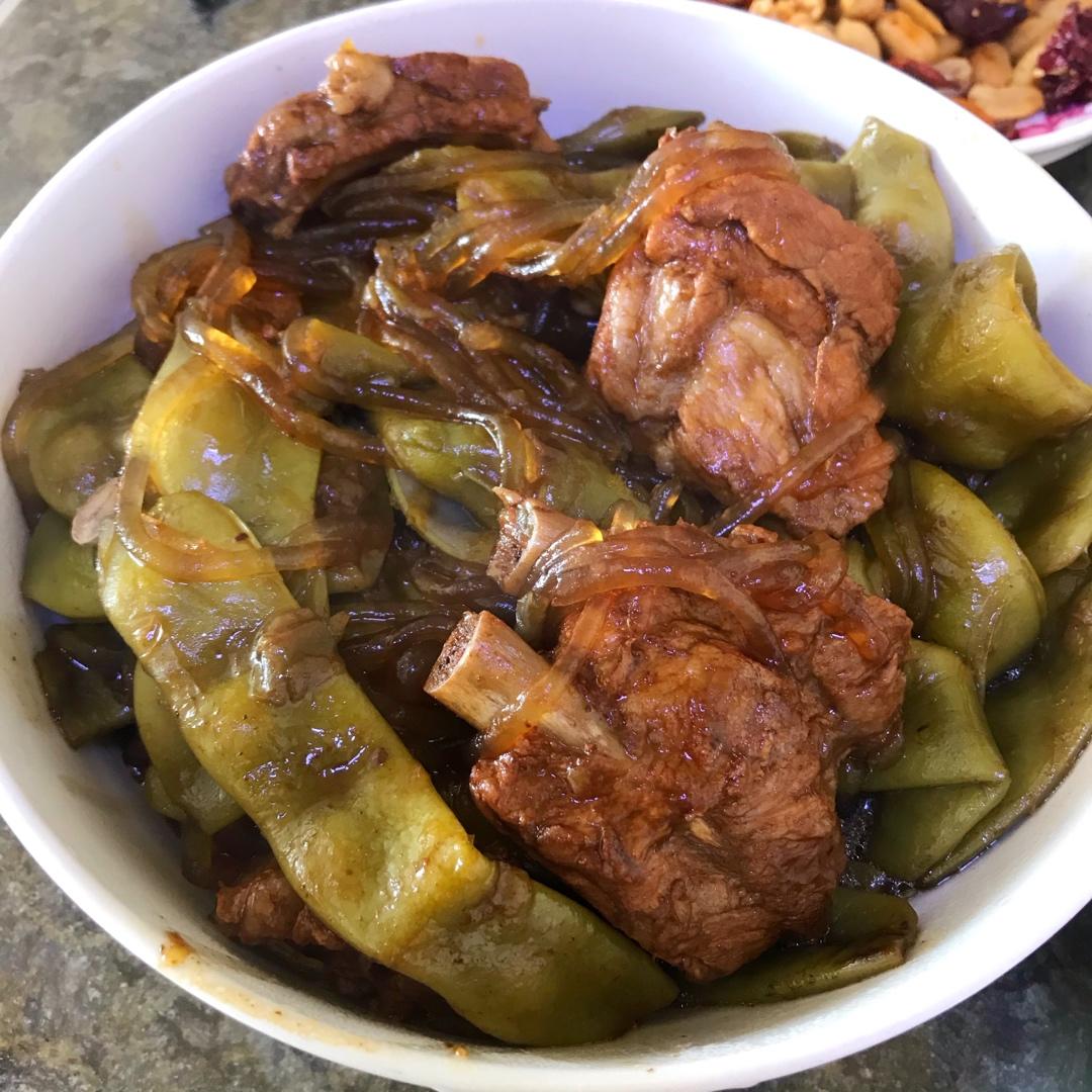 排骨炖豆角