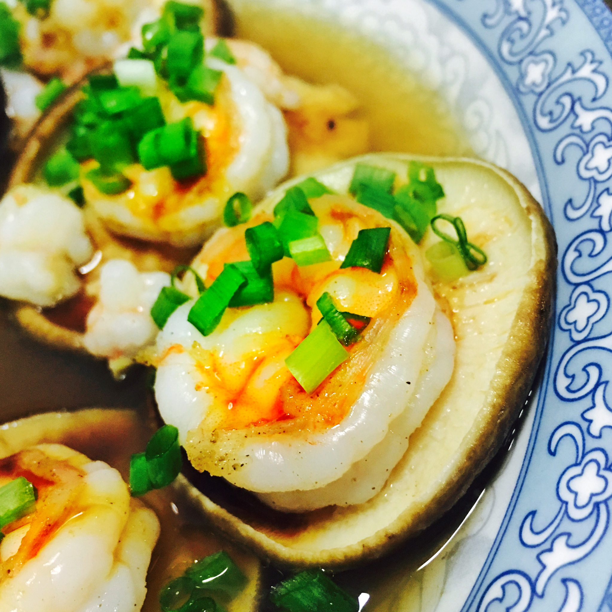 我叫阿鸵做的香菇蒸虾仁