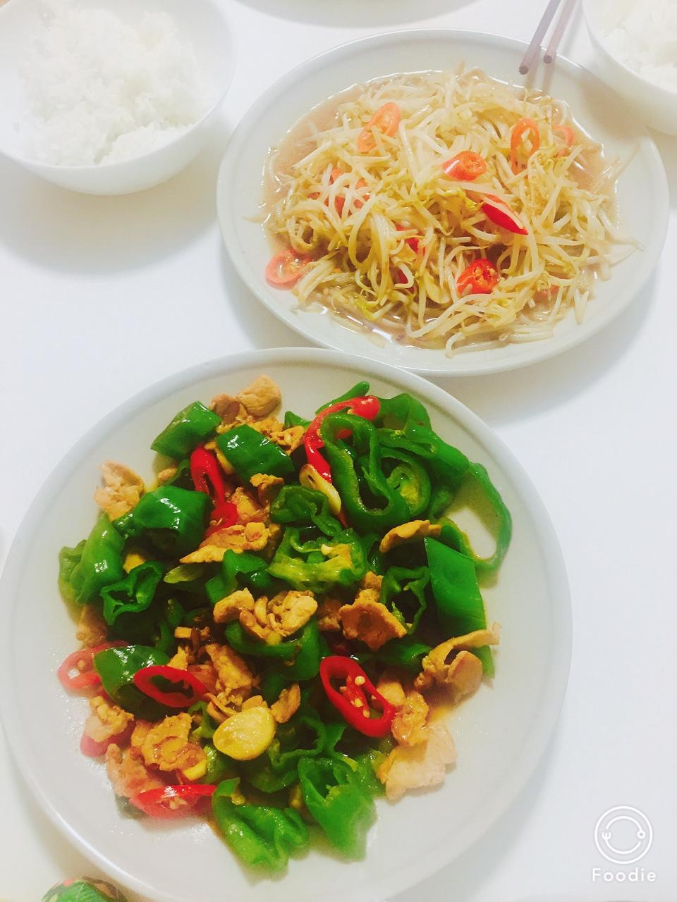 酸爽的醋溜豆芽