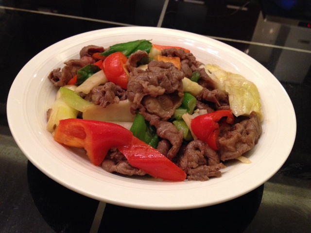 小炒牛肉