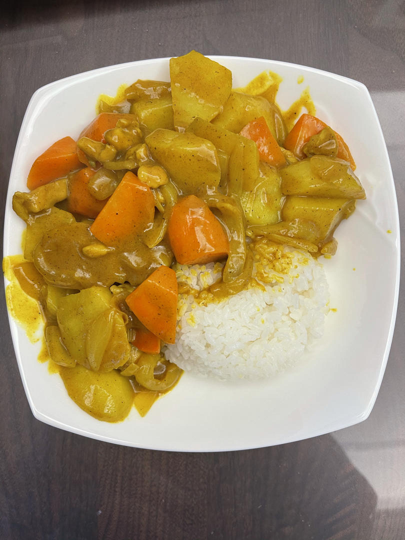 咖喱鸡（鸡胸肉版）