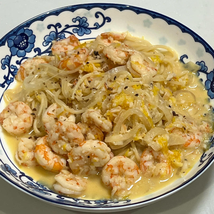 白葡萄酒海鲜意面（Seafood Pasta with White Wine）